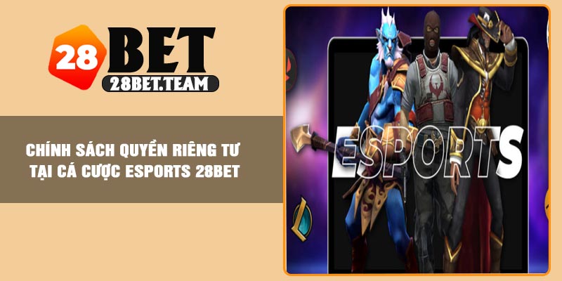 Chính sách quyền riêng tư tại cá cược Esports 28BET