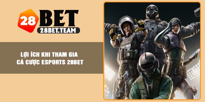 Lợi ích khi tham gia cá cược Esports 28BET