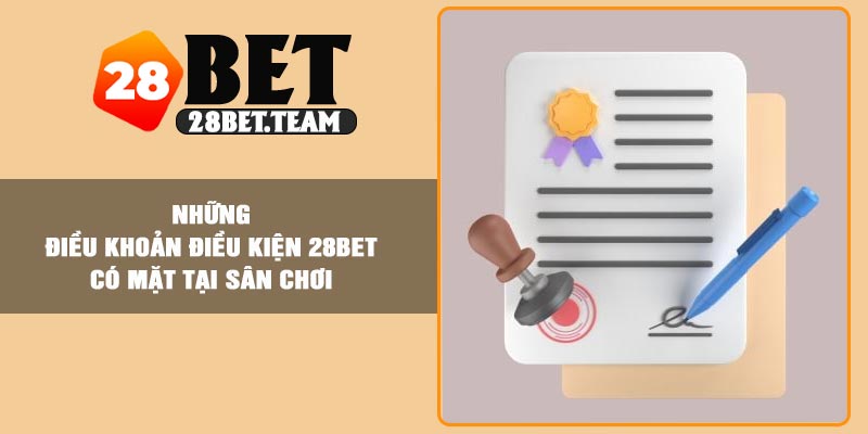 Những điều khoản điều kiện 28BET có mặt tại sân chơi