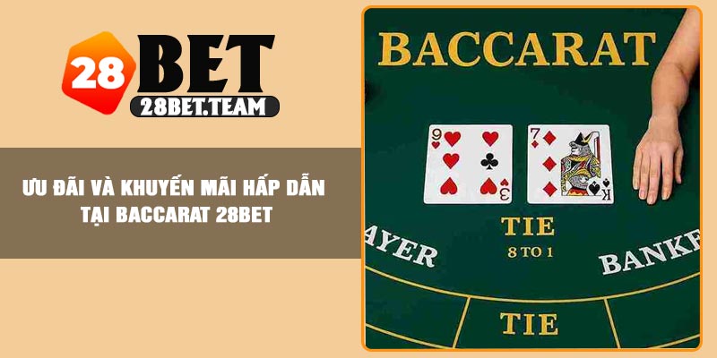 Ưu đãi và khuyến mãi hấp dẫn tại Baccarat 28BET